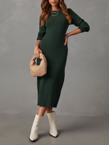 LA Angels Sukienka w kolorze ciemnozielonym