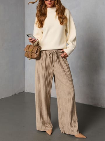 LA Angels Spodnie w kolorze beżowym