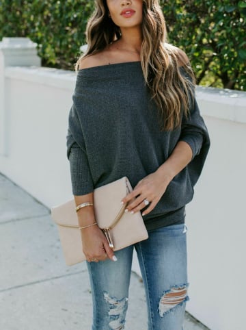 LA Angels Sweter w kolorze antracytowym