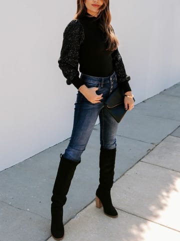 LA Angels Bluse in Schwarz