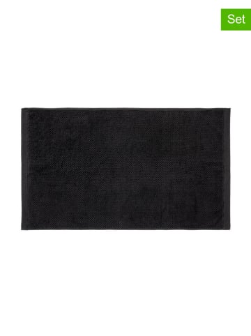 HNL Ręczniki kąpielowe (2 szt.) "Grant" w kolorze czarnym