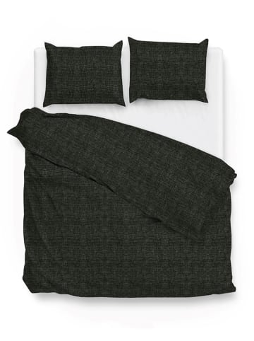 Zo!Home Komplet pościeli "Lino" w kolorze czarnym