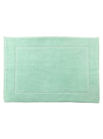Soft by Perle de Coton Badematte in Türkis - (L)50 x (B)80 cm