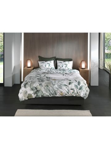 HNL Komplet pościeli "Eduardo" w kolorze biało-zielonym