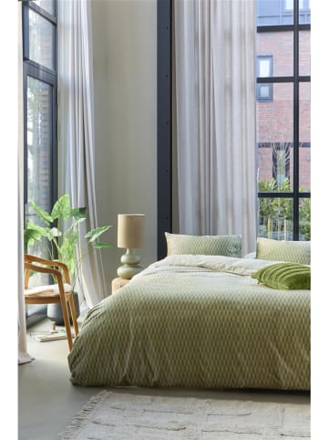 Beddinghouse Komplet pościeli "Nora" w kolorze zielonym