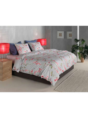 Zo!Home Bettwäsche-Set "Rafa" in Hellblau/ Rosa