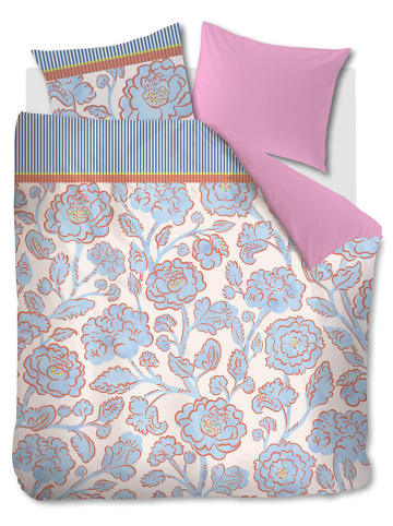 Beddinghouse Bettwäsche-Set ''Jazmin'' in Weiß/ Rosa/ Hellblau
