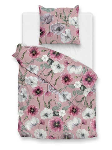 HNL Flanell-Bettwäsche-Set "Gioia" in Rosa