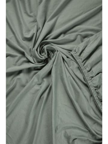 Beddinghouse Jersey-Splittopper-Spannbettlaken in Grün