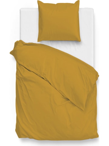 Zo!Home Komplet pościeli w kolorze żółtym z mako-satyny