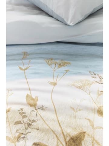 Beddinghouse Renforcé-Bettwäsche-Set "Dunes" in Hellblau/ Beige/ Weiß
