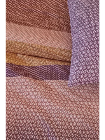 Beddinghouse Komplet pościeli renforcé "Vance" w kolorze fioletowo-pomarańczowym