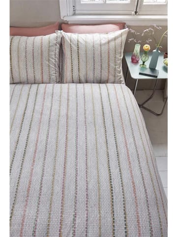 Beddinghouse Komplet pościeli renforcé "Soft Lines" w kolorze białym