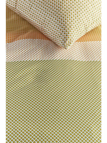 Beddinghouse Komplet pościeli satynowej "Bernou" w kolorze zielonym