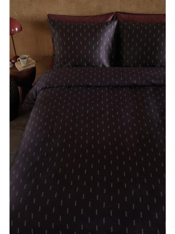 Beddinghouse Komplet pościeli satynowej "Crops" w kolorze ciemnoczerwonym