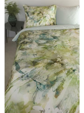 Beddinghouse Komplet pościeli satynowej "Elysium" w kolorze zielonym