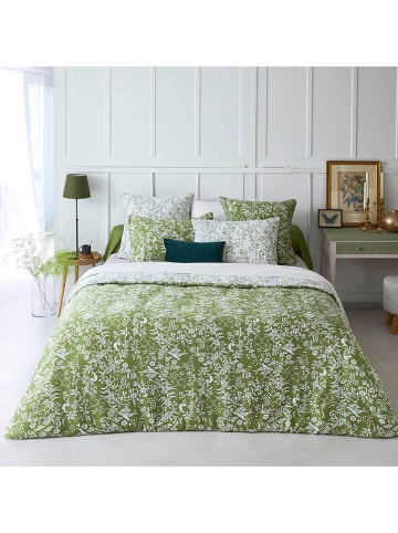 Cacharel Satin-Spannbettlaken in Grün