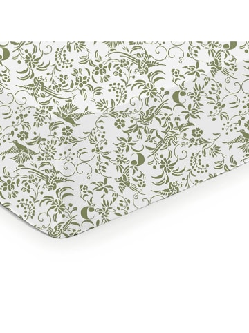 Cacharel Satin-Spannbettlaken in Grün