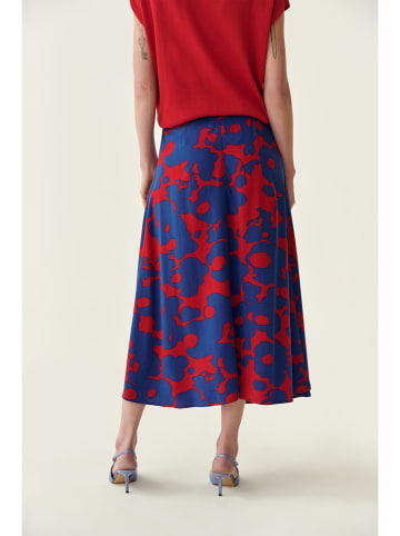 TATUUM Rok blauw/rood
