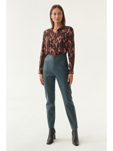 TATUUM Kunstlederhose in Blaugrau