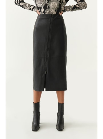 TATUUM Kunstlederrock in Schwarz
