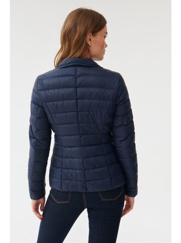 TATUUM Doorgestikte mantel donkerblauw