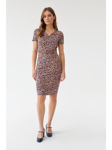 TATUUM Jurk oranje/donkerblauw