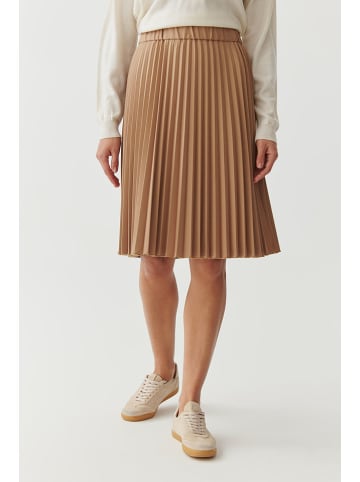 TATUUM Plissérok camel