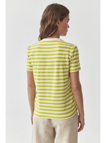 TATUUM Shirt in Weiß/ Hellgrün
