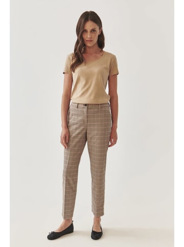 TATUUM Broek bruin/zwart/roze