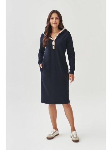 TATUUM Gebreide jurk donkerblauw/crème