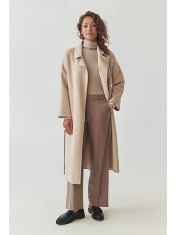 TATUUM Wollmantel in Sand