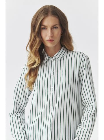 TATUUM Bluse in Weiß/ Grün