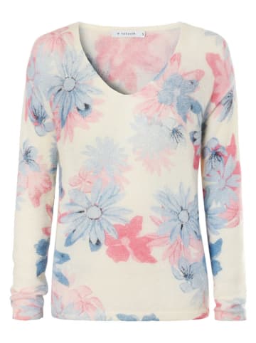 TATUUM Pullover in Creme/ Hellblau/ Rosa