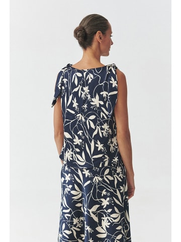 TATUUM Blousetop donkerblauw/wit