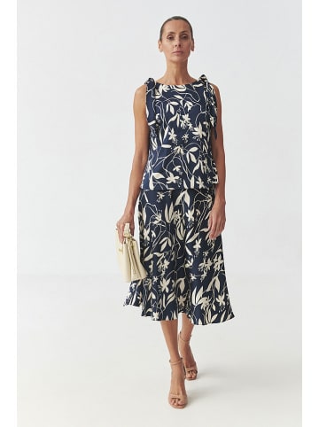 TATUUM Rok donkerblauw/wit