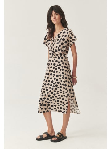 TATUUM Sukienka w kolorze beżowo-czarnym