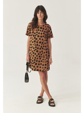 TATUUM Jurk lichtbruin/zwart