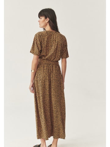 TATUUM Kleid in Hellbraun/ Schwarz