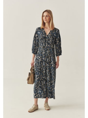 TATUUM Kleid in Dunkelblau/ Beige