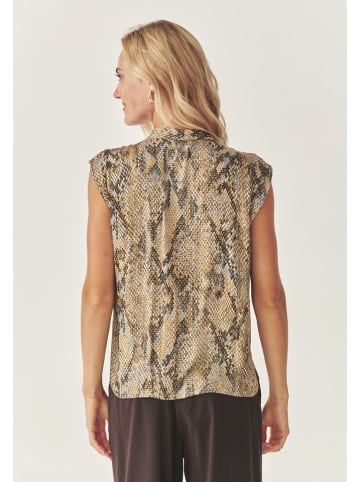 TATUUM Bluse in Beige/ Schwarz