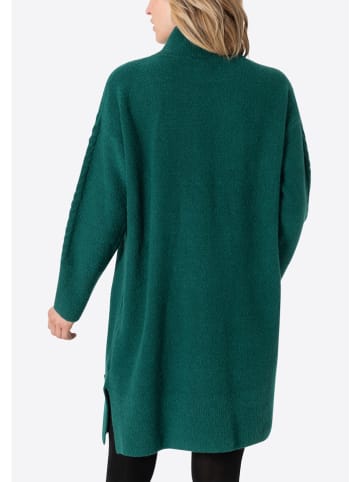 Timezone Sukienka dzianinowa w kolorze zielonym