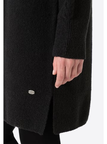 Timezone Sukienka dzianinowa w kolorze czarnym