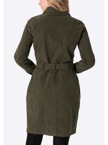 Timezone Cordkleid in Khaki
