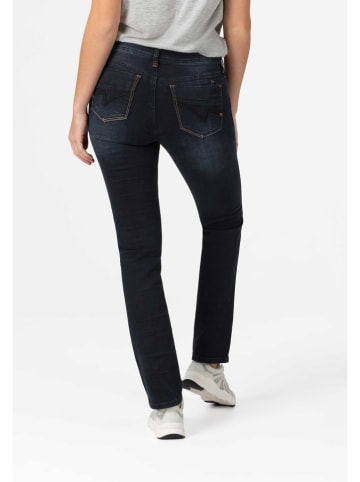 Timezone Dżinsy "Tahila" - Slim fit - w kolorze granatowym