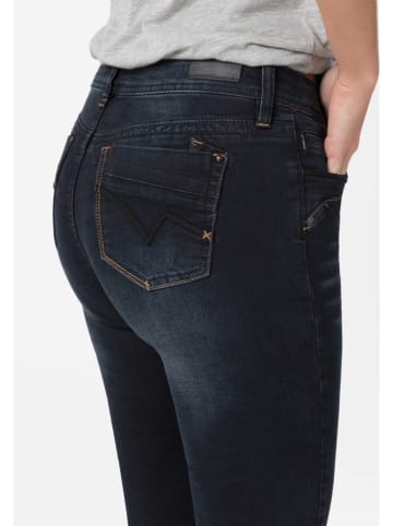 Timezone Spijkerbroek "Tahila" - slim fit - donkerblauw