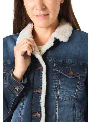 Timezone Kurtka dżinsowa w kolorze granatowo-białym