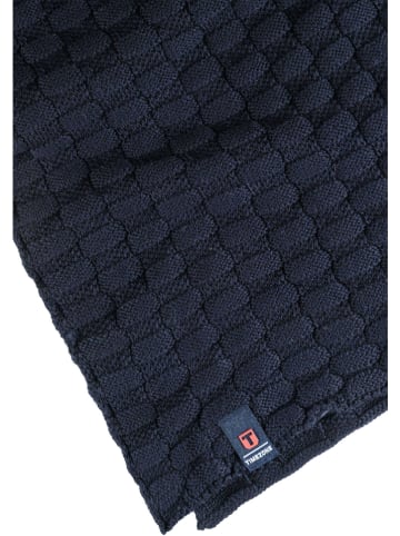 Timezone Szal w kolorze granatowym