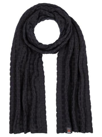 Timezone Szal w kolorze czarnym