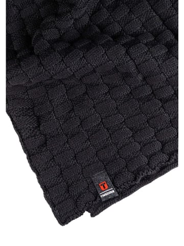 Timezone Szal w kolorze czarnym